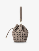 BOX WEAVE BUCKET BAG in Fawn by Elms + King
