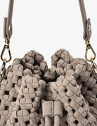 BOX WEAVE BUCKET BAG in Fawn by Elms + King