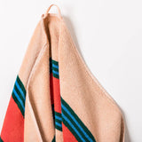 THE BEACH TOWEL in Monaco Bistro Dusty Pink Stripe from Business & Pleasure Co