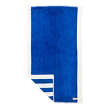 THE BEACH TOWEL in Crew Mediterranean Blue Stripe from Business & Pleasure Co