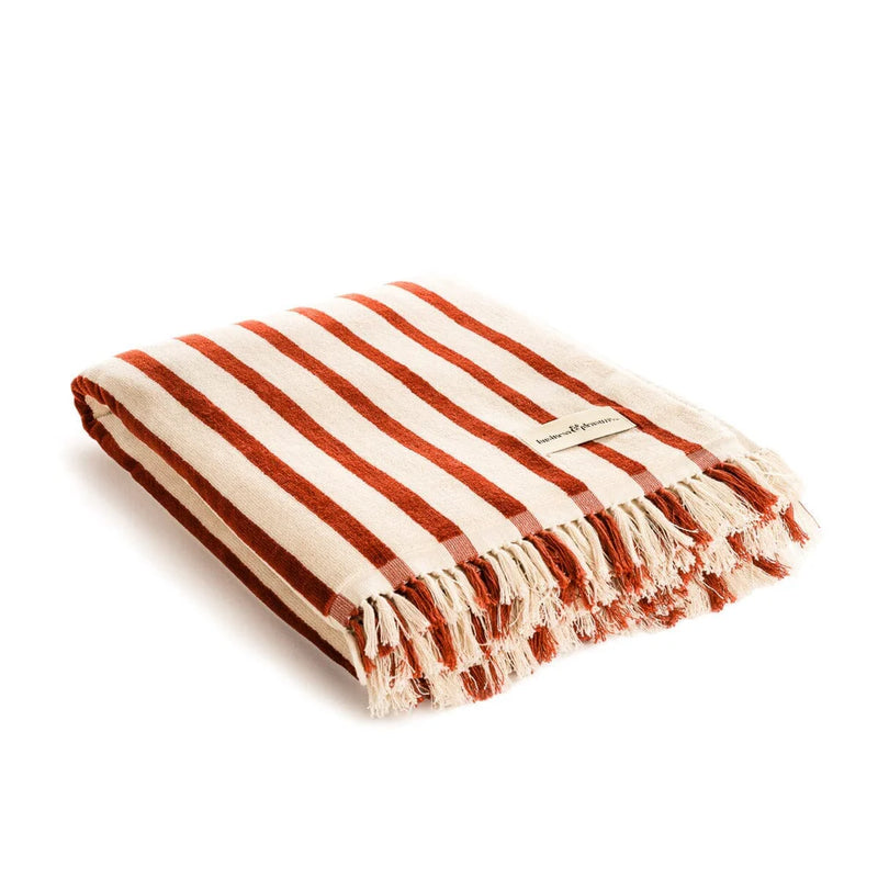 THE BEACH TOWEL in Monaco Le Sirenuse Stripe from Business & Pleasure Co