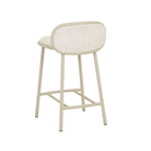 Pebble Barstool in Frosted Beige-Matt Cashmere by GlobeWest at Darling & Domain