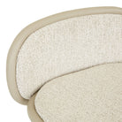 Pebble Barstool in Frosted Beige-Matt Cashmere by GlobeWest at Darling & Domain