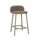 Pebble Barstool in Shiitake-Matt Latte by GlobeWest at Darling & Domain