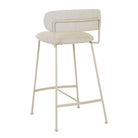 PICCOLO BARSTOOL in Feather Speckle - Matt Cashmere by GlobeWest at Darling & Domain
