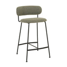 PICCOLO BARSTOOL in Moss Tweed - Black Metal by GlobeWest at Darling & Domain