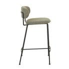 PICCOLO BARSTOOL in Moss Tweed - Black Metal by GlobeWest at Darling & Domain