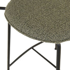 PICCOLO BARSTOOL in Moss Tweed - Black Metal by GlobeWest at Darling & Domain