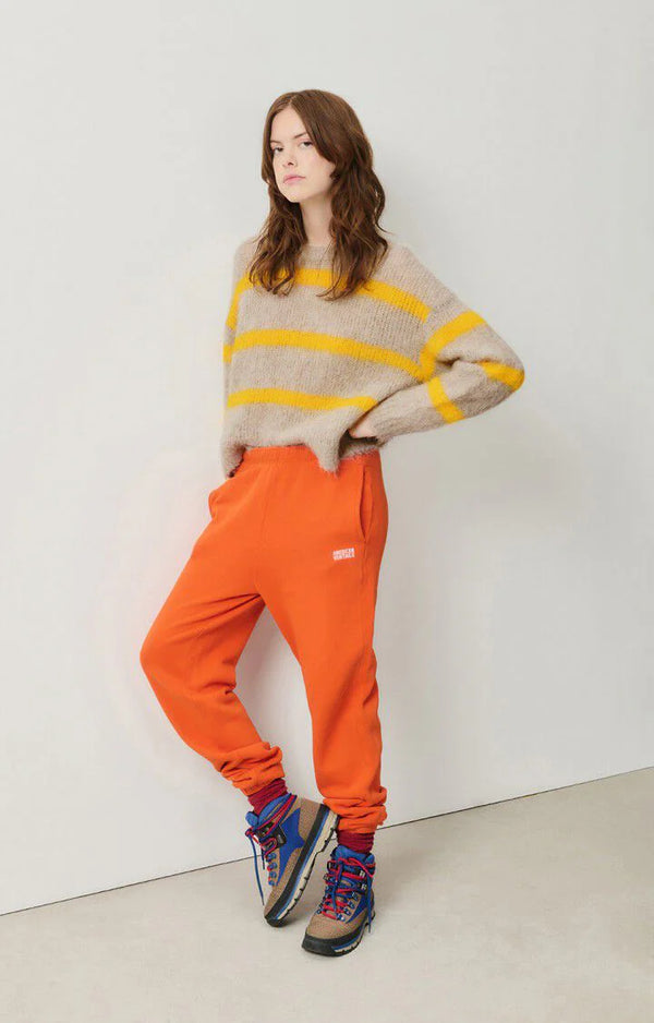 PULLOVER BYM18C in Misty Striped Jam by American Vintage