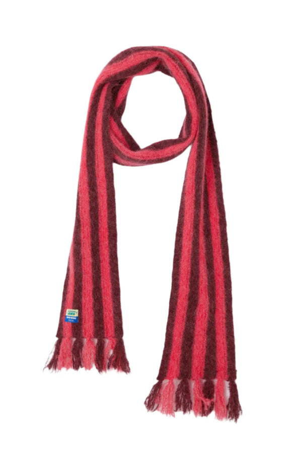 SCARF BYM20A in Burgundy + Hortensia Striped by American Vintage