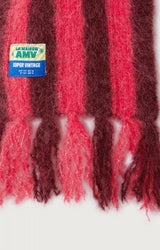 SCARF BYM20A in Burgundy + Hortensia Striped by American Vintage