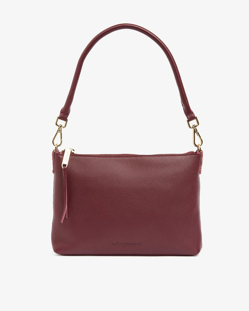 BABY SOPHIE BAG | Burgundy Pebble