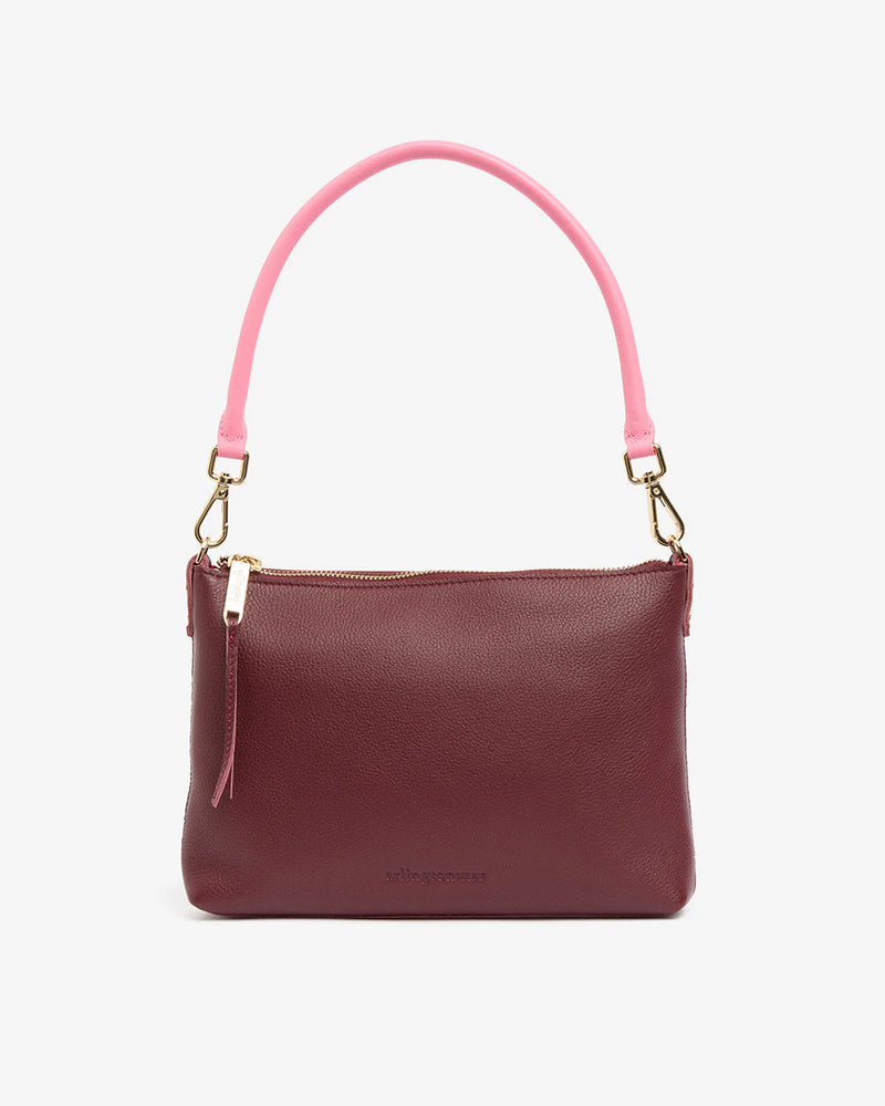BABY SOPHIE BAG | Burgundy Pebble