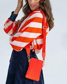 BAKER PHONE BAG in Red by Elms and King