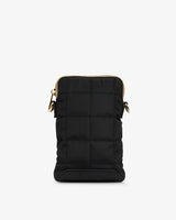BAKER PHONE BAG in Black by Elms and King
