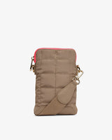 BAKER PHONE BAG in Taupe by Elms and King