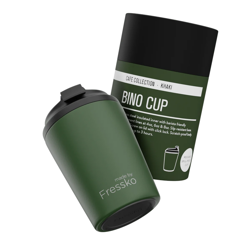 FRESSKO BINO CUP | Khaki 8oz