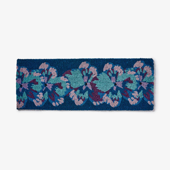 LONG DOOR MAT | Pansy Blue - Darling & Domain