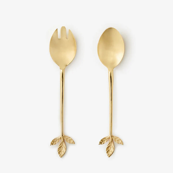 LEAVES SALAD SERVERS