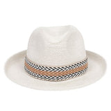 BORSALINO HAT | Off white with ribbon