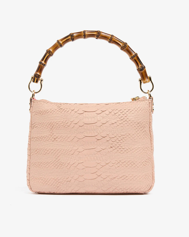 BRIDGET BAG | Blush Snake