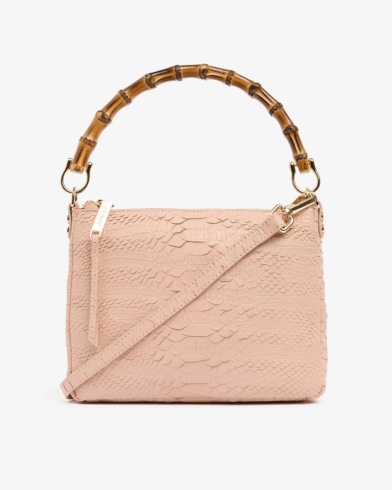 BRIDGET BAG | Blush Snake