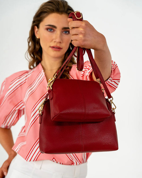 BURBANK CROSSBODY in Burgundy by Elms and King