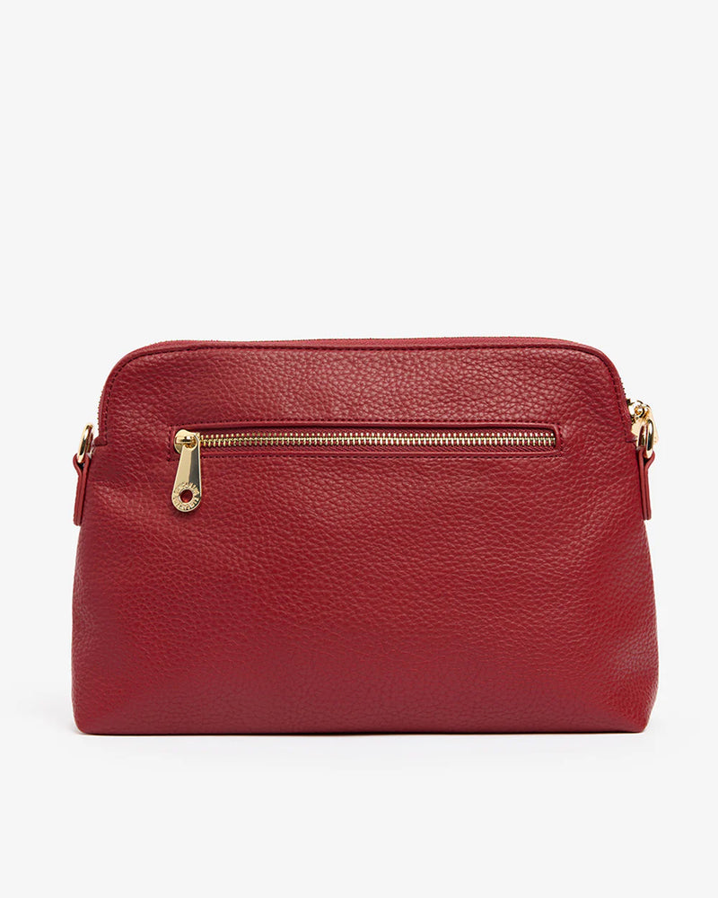 BURBANK CROSSBODY LARGE in Burgundy by Elms and King