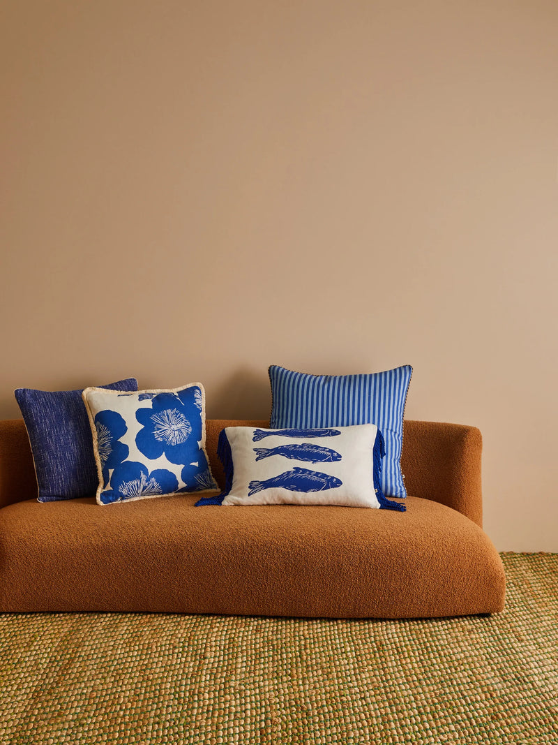JARDIN BLUE CUSHION - 50cm from Bonnie and Neil