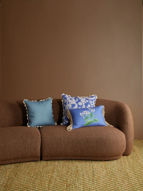 COTTAGE GARDEN BLUE CUSHION in 60cmx40cm from Bonnie and Neil