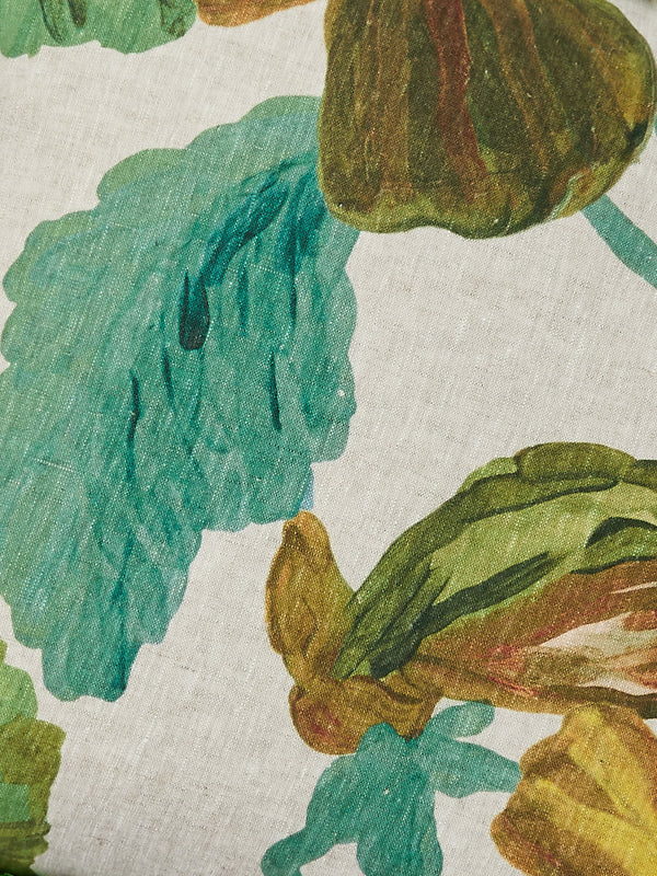 WILD PANSY VERDE CUSHION in 50cm from Bonnie and Neil