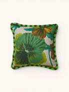 WILD PANSY VERDE CUSHION in 50cm from Bonnie and Neil