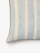 MINI WAVES SOFT BLUE LINEN CUSHION - 50cm from Bonnie and Neil
