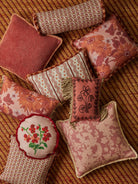 MINI VIOLA ROUND LINEN CUSHION - 45cm from Bonnie and Neil