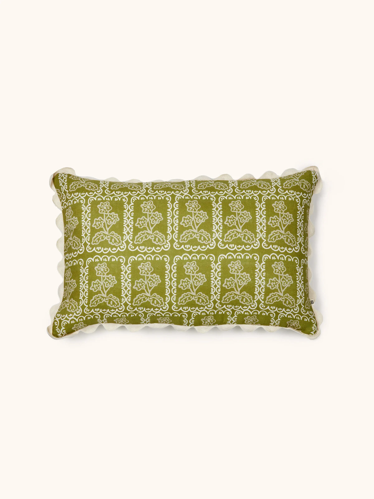 MARTINE OLIVE CUSHION in 60cmx40cm from Bonnie and Neil