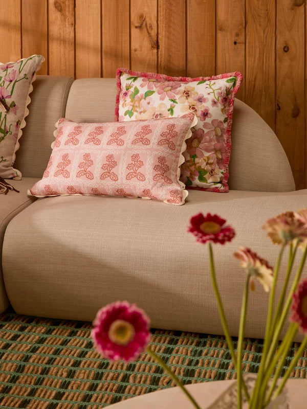 PRAIRE PINK CUSHION in 50cm from Bonnie and Neil