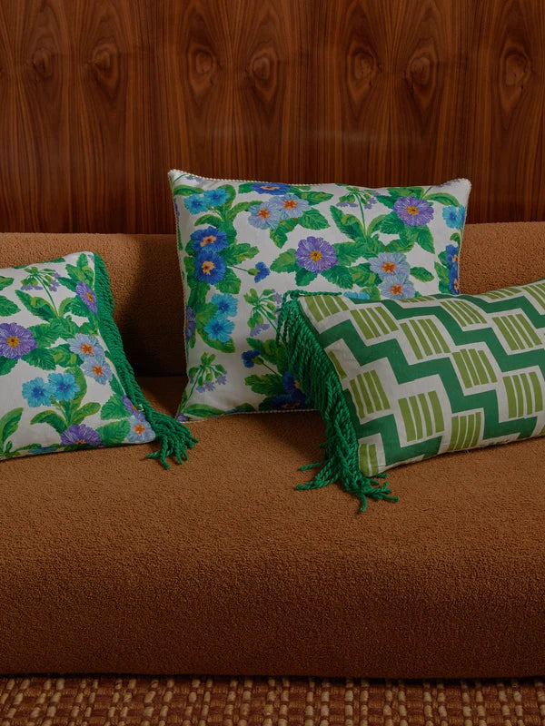 ROSEMARY GREEN CUSHION in 60cmx40cm from Bonnie and Neil