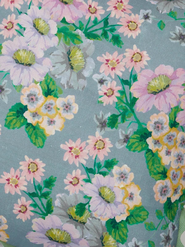 BUTTERCUP BLUE CUSHION in 50cm from Bonnie and Neil