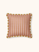 GARDEN STRIPE PINK CUSHION in 50cm from Bonnie and Neil