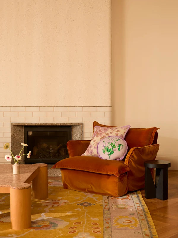 PRAIRIE LILAC CUSHION in 60cm from Bonnie and Neil