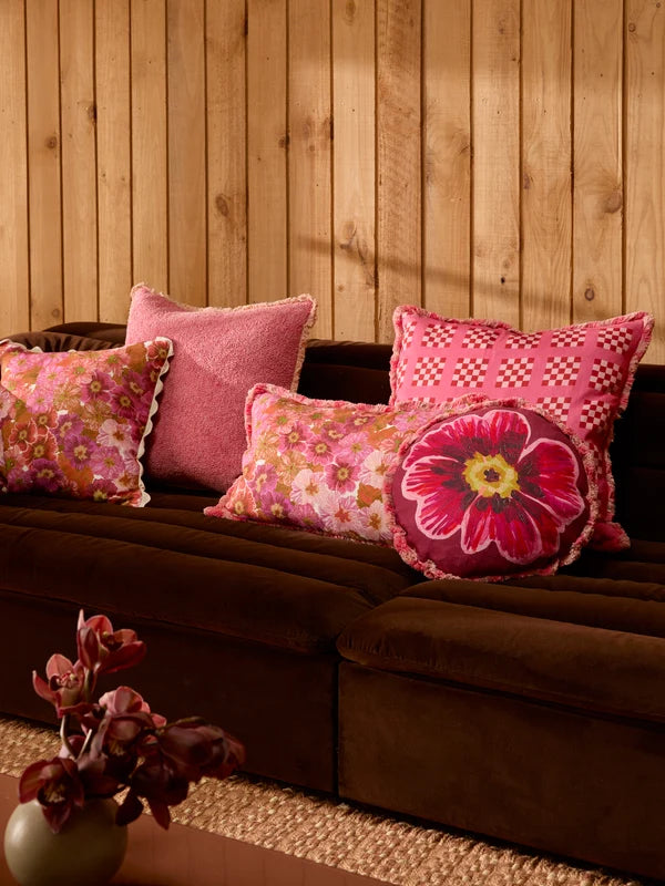PRIMROSE PINK CUSHION in 50cm from Bonnie and Neil