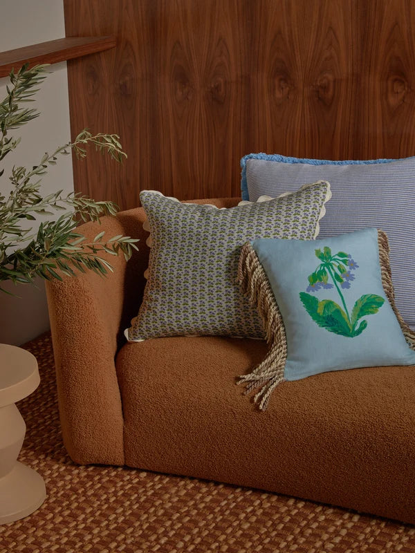 LEA BLUE CUSHION in LEA BLUE from Bonnie and Neil