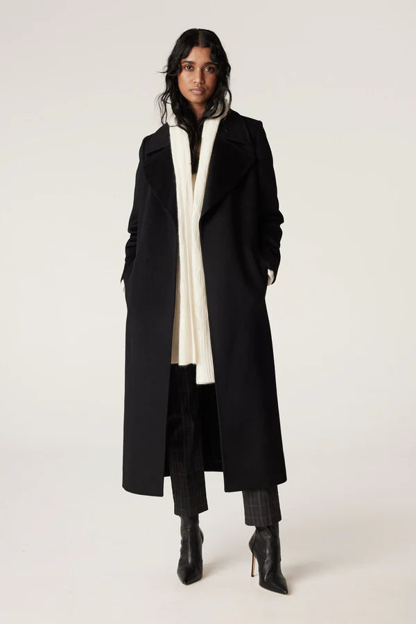 EVANS WOOL COAT in Black from Cable Melbourne