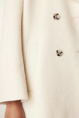 Cable Melbourne VICUNA COAT in Winter White