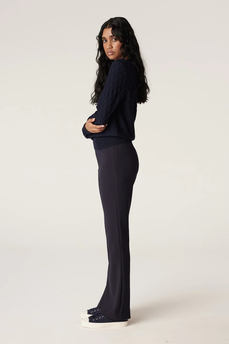 Cable Melbourne DANA CREPE PANT in Navy