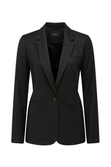 BAXTER PINSTRIPE BLAZER in Black Pinstripe from Cable Melbourne