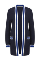 TRIBECA MERINO CARDIGAN in Midnight Navy from Cable Melbourne