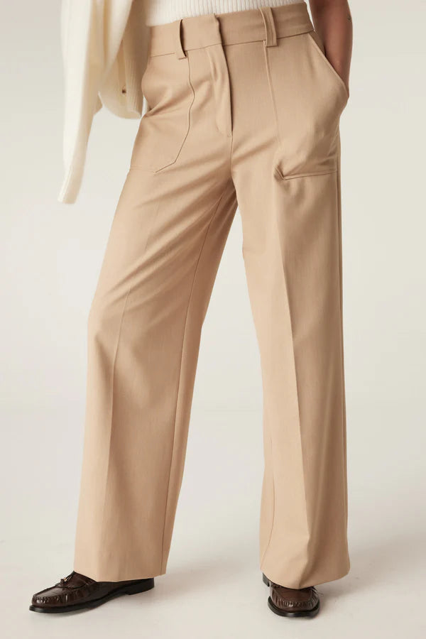 EVIE WIDE LEG PANT in Light Camel from Cable Melbourne