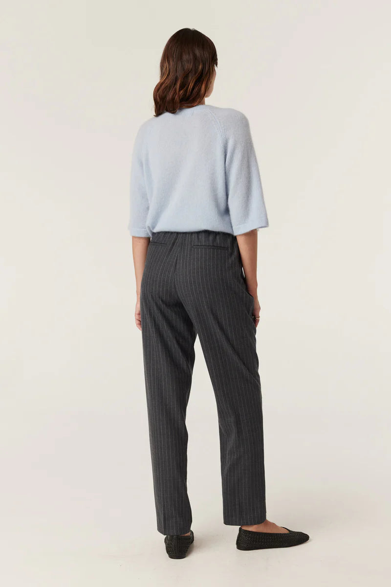 VINCENT WOOL PANT in Grey Pinstripe from Cable Melbourne