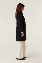 ELTON WOOL COAT in Black from Cable Melbourne